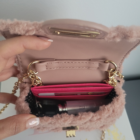 Pink mini quilted bag - Picture 7 of 7